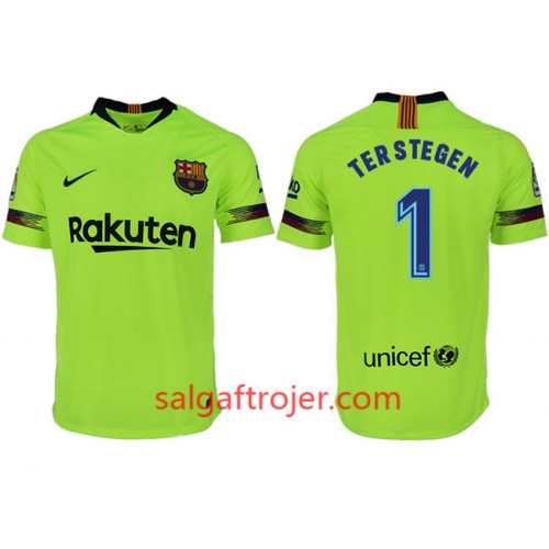 FC Barcelona Fodboldtrøjer TER STEGEN 1 Udebanesæt 2018/19 Kort ærmer FC Barcelona Fodboldtrøjer TER STEGEN 1 Udebanesæt 2018/19 Kort ærmer